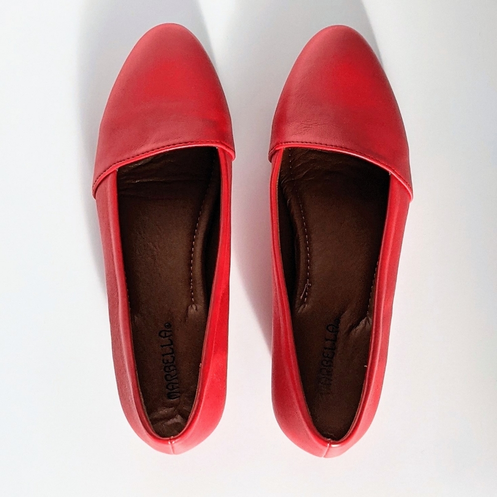 Red Flat Shoes